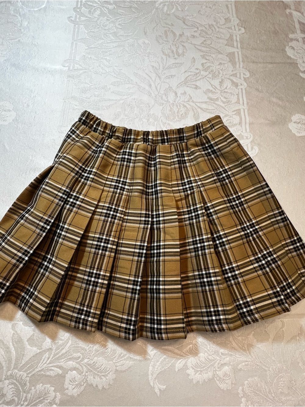 Wild Fable Plaid Pleated Mini Skirt